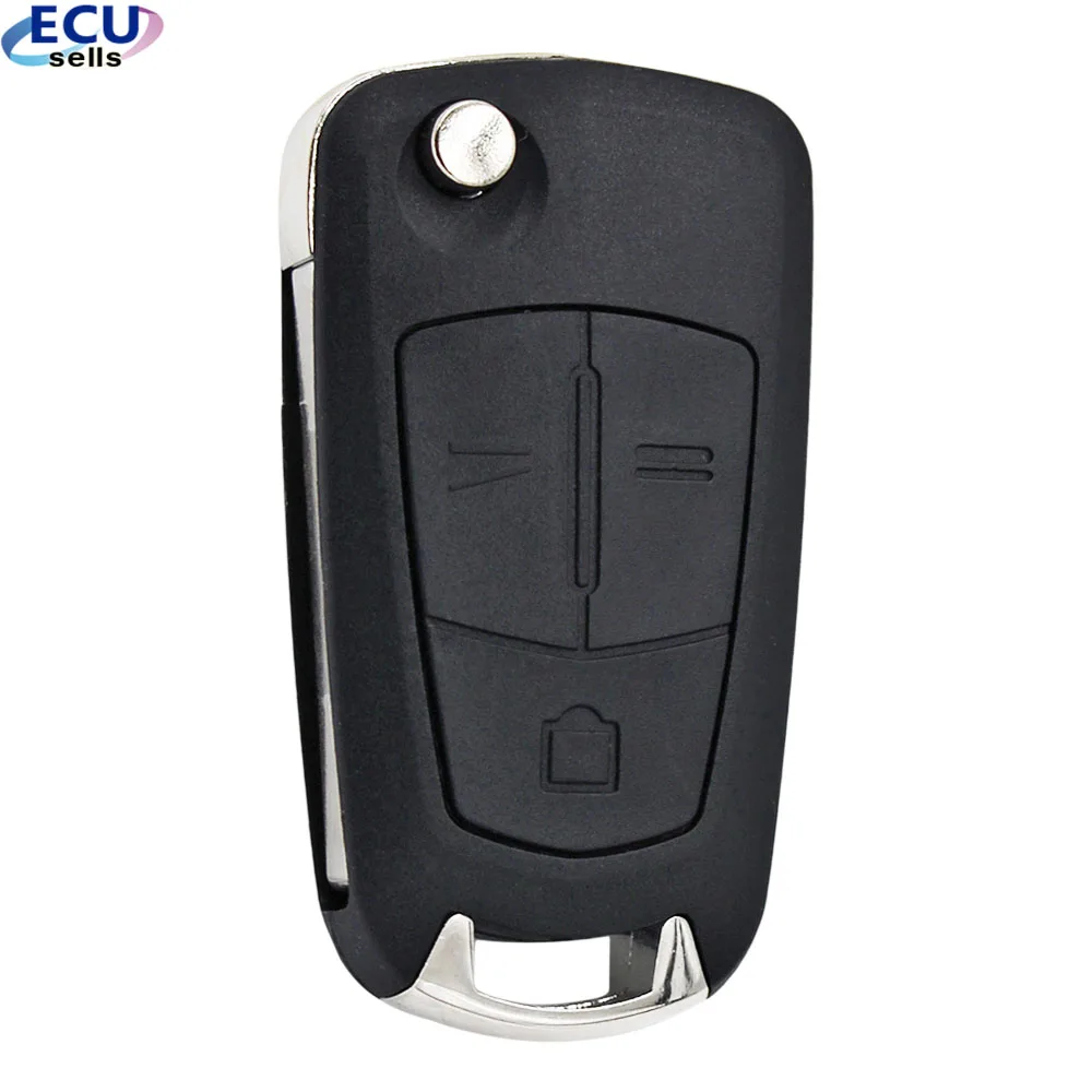 Складной автомобильный брелок с 3 кнопками чехол для Opel Vauxhall Corsa D Astra J G Zafira ''A