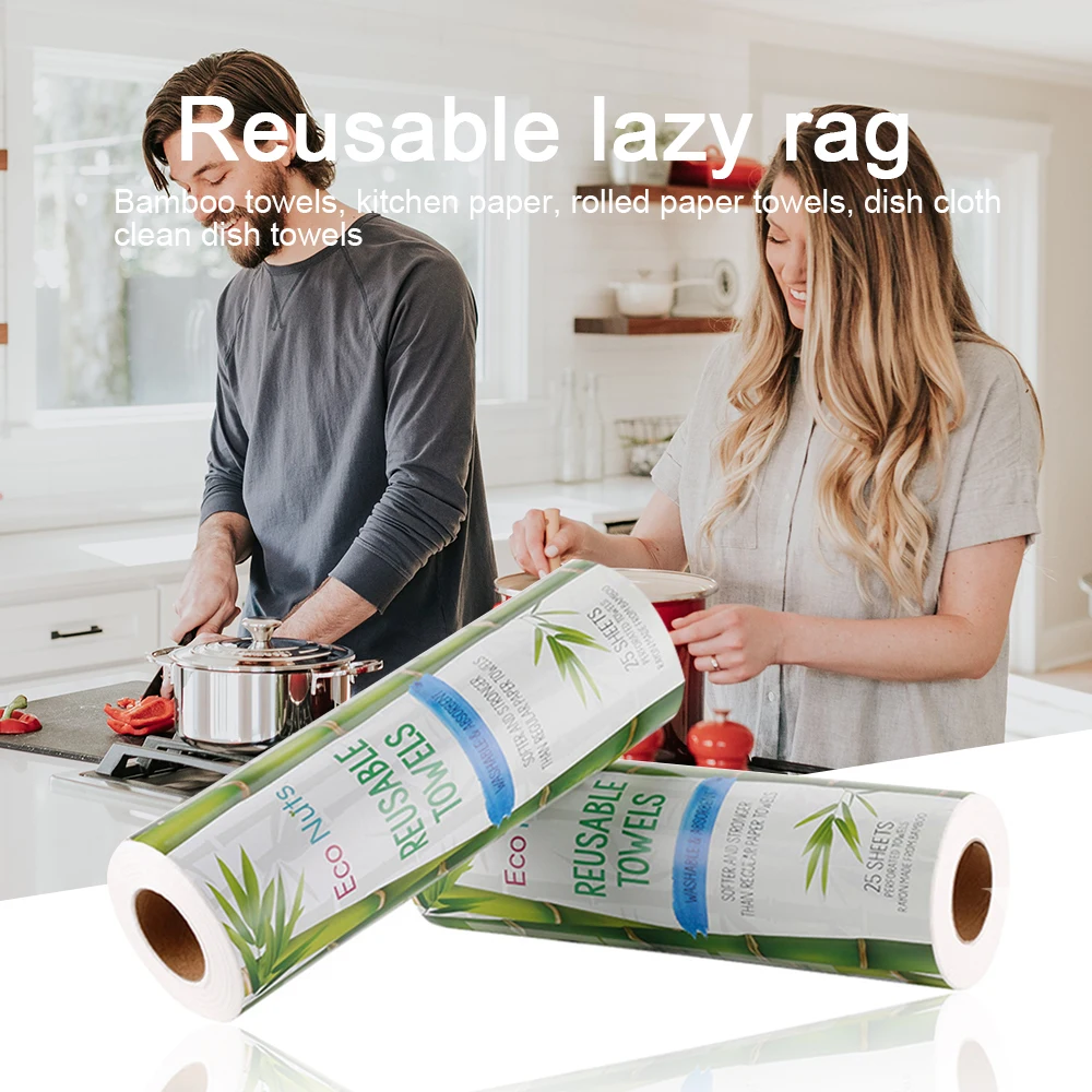 28*30 см 25 шт. многоразовый бамбуковый Полотенца s бамбуковая Кухня салфетка для