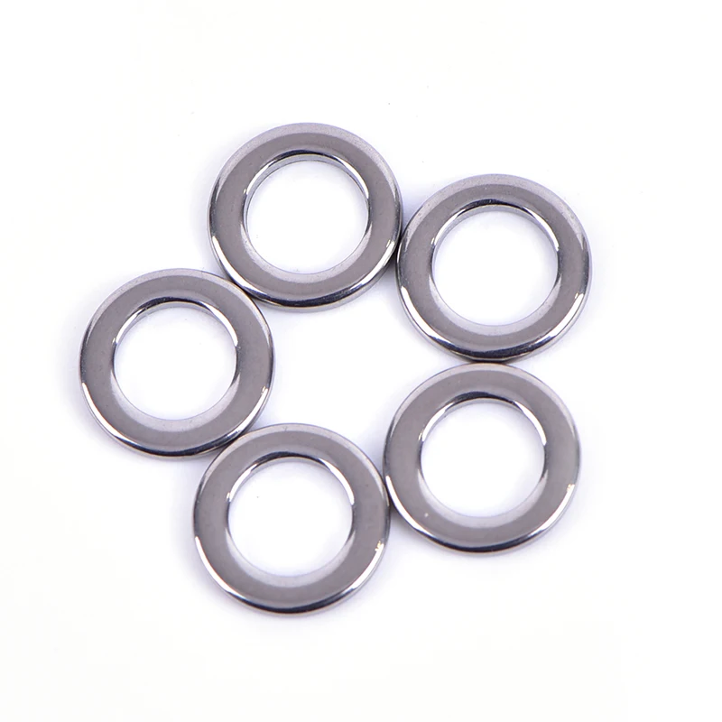 

Brand new Fishing Solid Ring Stainless Steel Fishing Ring Fishing Accessories Heavy-duty Lures Lead Jigging Ring