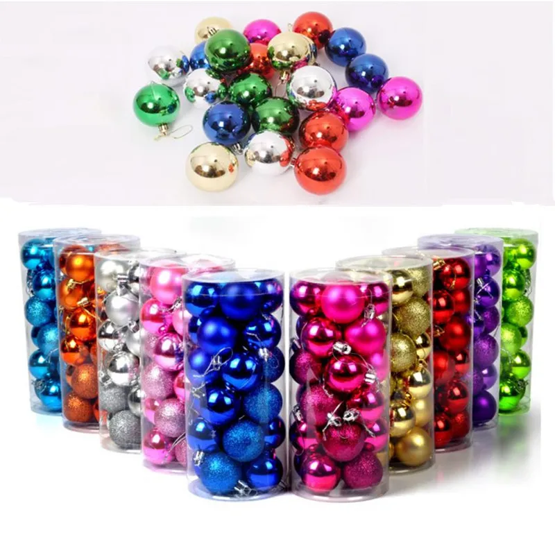 Подвесные Украшения для рождественской елки круглые шары подвесные