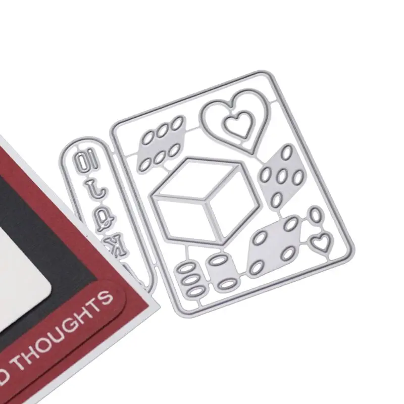 Металлические Вырубные штампы в виде скорпиона для покера фотообои карточки