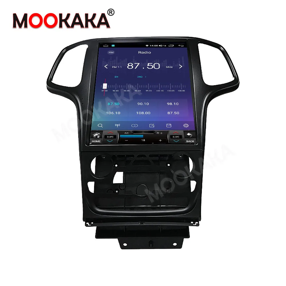 Android 11 6 + 128G Tesla для Jeep Grand Cheroke автомобильное радио DVD плеер мультимедийный PX6 GPS