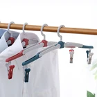 Креативная Многофункциональная вешалка для одежды, портативная Прочная Складная вешалка для одежды, тянущаяся сушилка, домашний шкаф для хранения