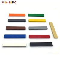 500pcs diy building smooth 1x6 blocks figure bricks11colors educational creative size compatible with brand toys for children