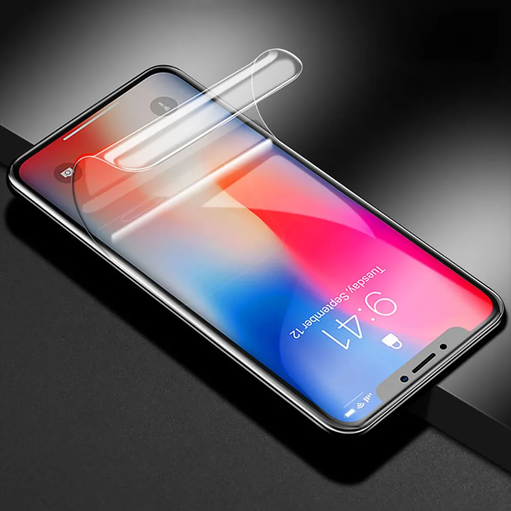 Защита экрана Гидрогелевая пленка для Motorola Lenovo Moto G7 Play Power Plus G7Play G7Power G7Plus двойная
