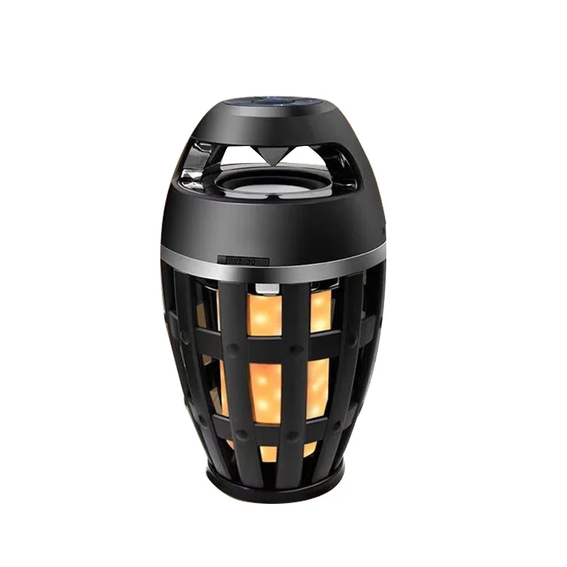 Bluetooth колонка с пламенем беспроводная стереозвук уличный динамик светодиодный