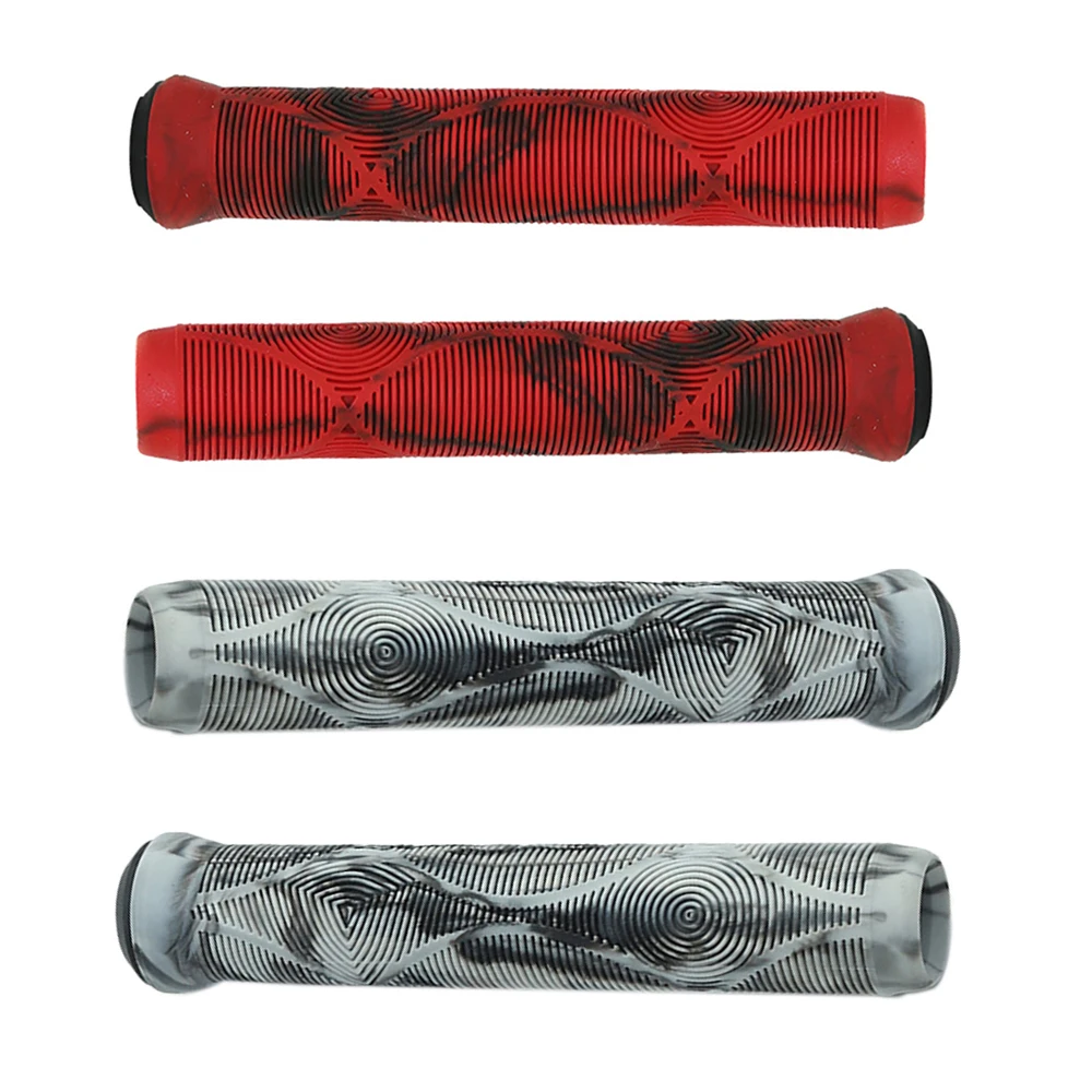 

Promend TPE Mountain Bike Scooter MTB Bicycle Handlebar Cover Handle Grips Bar End Non-Slip Aluminum Lock 2pcs