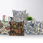 Наволочка с растительным цветочным рисунком, домашний декоративный диван, искусственные наволочки для офиса, гостиной, наволочки