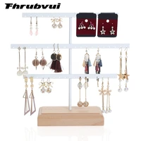 fashion 52 hook earring jewelry organizer earring organizer hanging holder necklace display stand box holder rack jewelry hanger