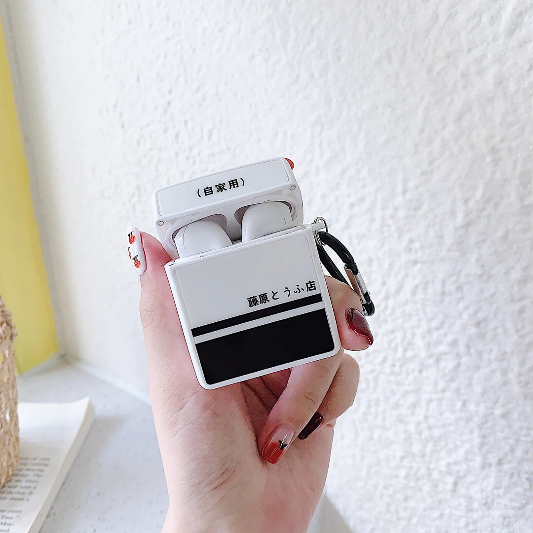 Забавный мультяшный чехол для Airpods 1 2 коробка зарядки наушников акриловая кожа