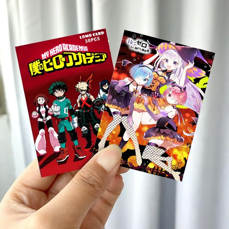 

30Pcs/Box Anime Haikyuu!! DARLING In The FRANXX Re Mini Postcard My Hero Academia Lomo Card Photo Card For Fans Gift Collection
