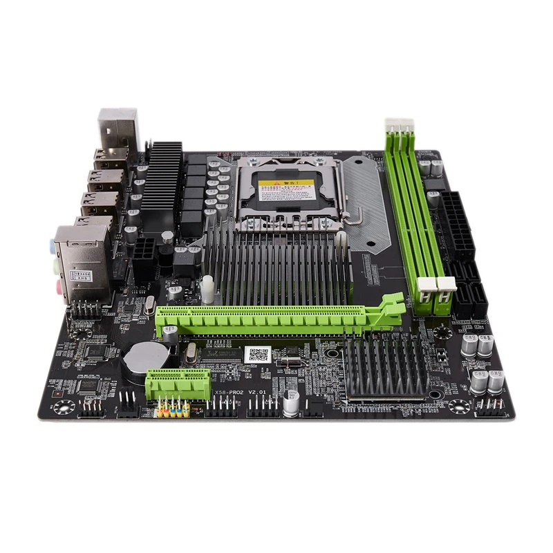 Материнская плата X58PRO2 LGA1356 DDR3 1066/1333/1600/1866 МГц ECC ОЗУ USB2.0 SATA2.0 для сервера Xeon 1356 |
