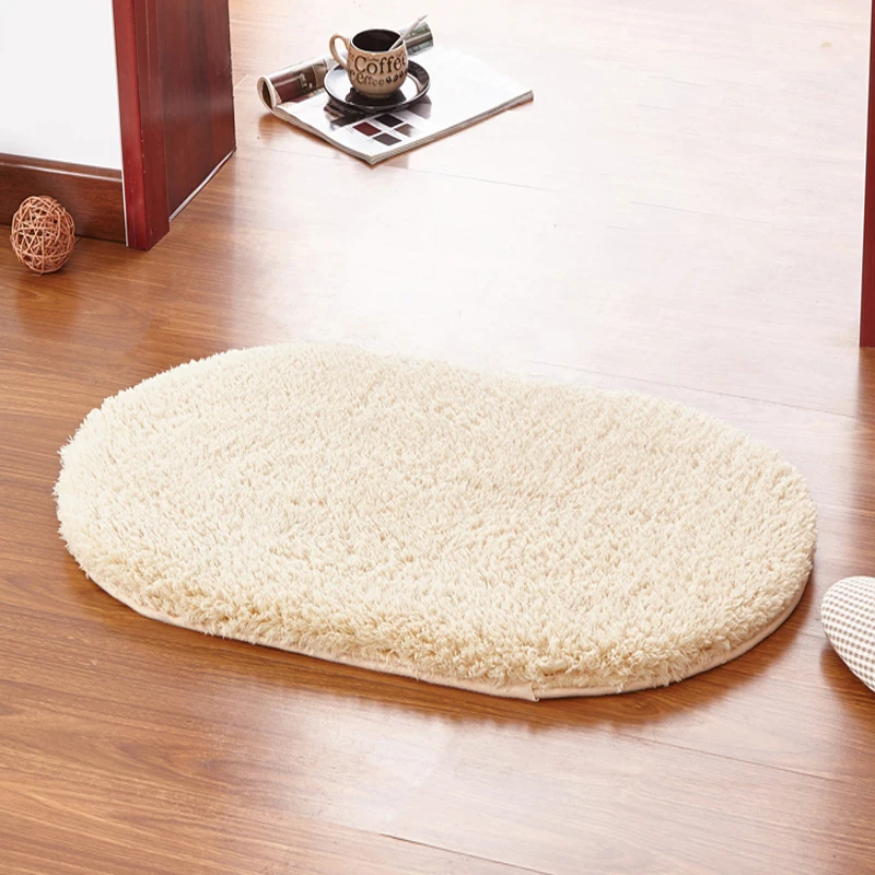 Супермягкий плюшевый теплый коврик для ванной с эффектом памяти душа 9 цветов