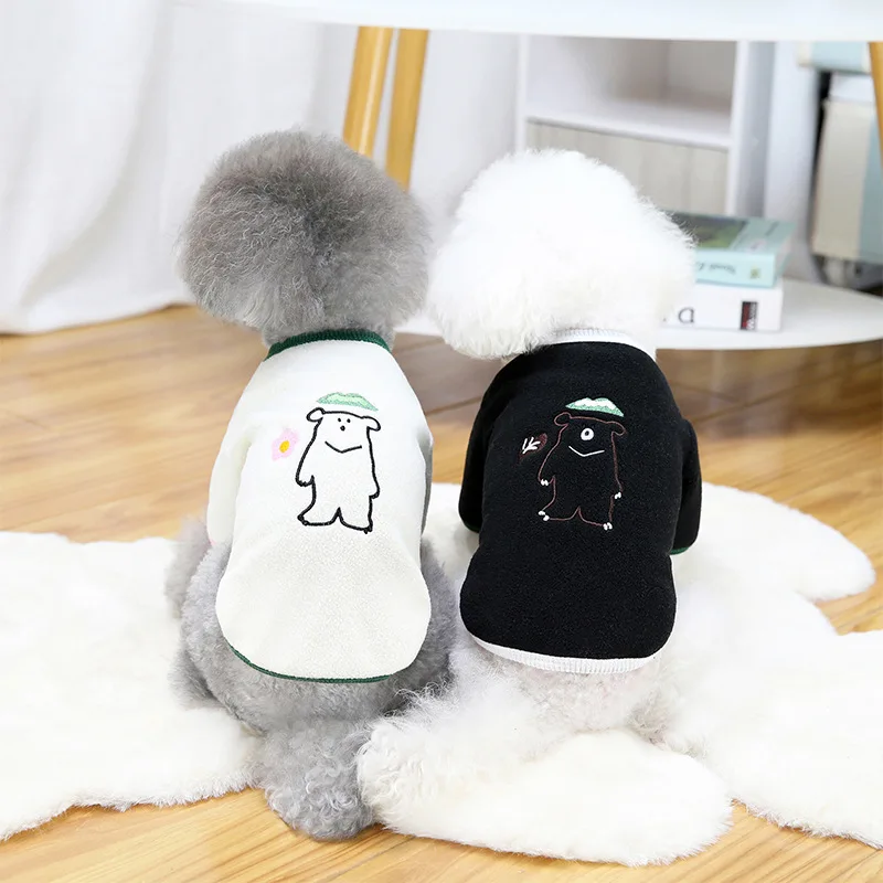 

Pet Clothing New Dog Clothes For Autumn And Winter Polar Fleece Warm Pet Clothes Small And Medium Pets Teddy Bichon Cute Clothes