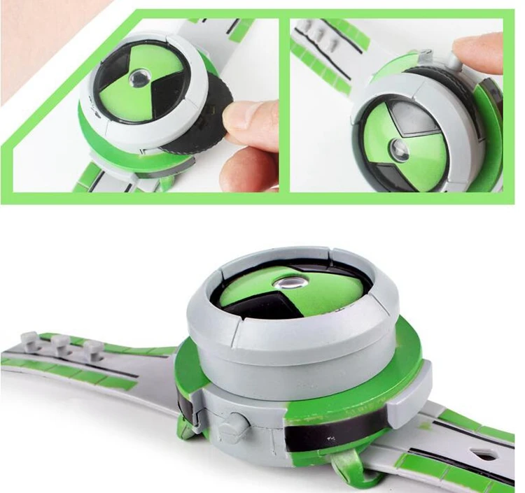Бен 10 Часы Omnitrix игрушки для детей прожектор Часы подлинный Бен 10 проектор средняя поддержка детей рождественские игрушки