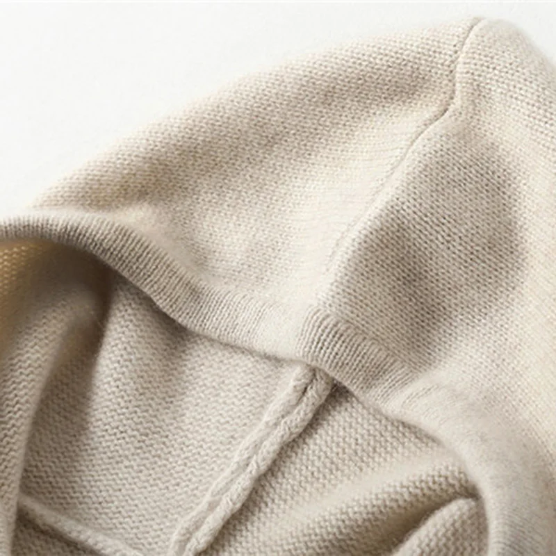 Женский свитер с длинным рукавом ALKMENE свободный толстый теплый контрастных