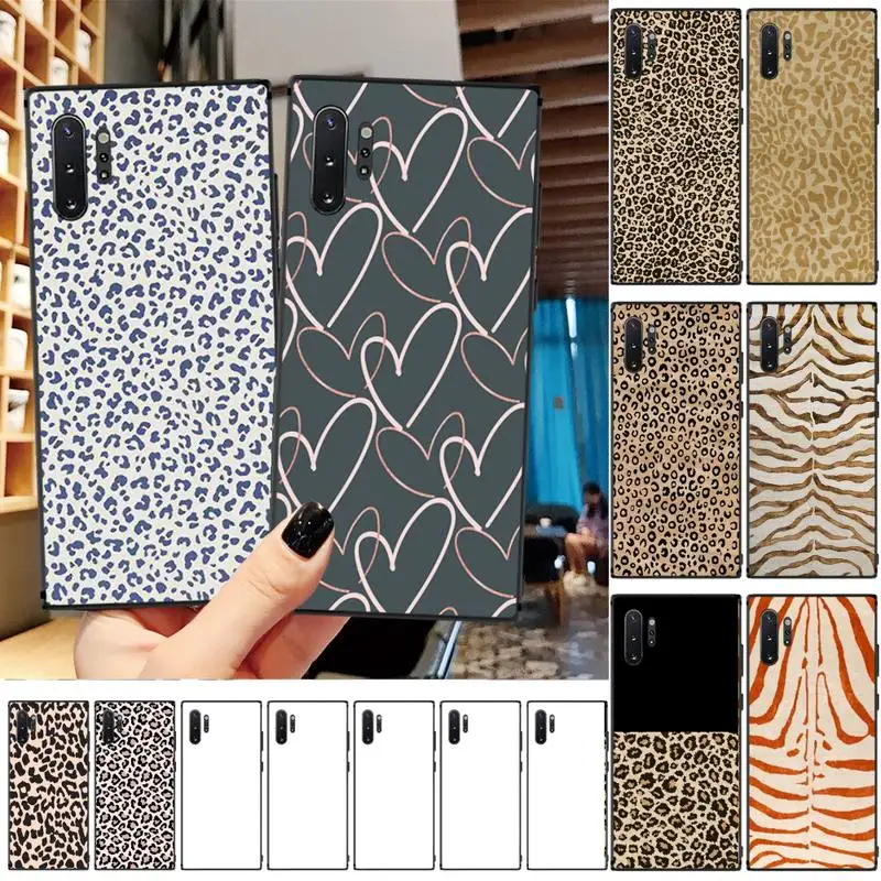 

LouisY Lovebay Leopard Print TPU Soft Silicone Phone Case for samsung galaxy A10 A20 A30S A40 A50 A51 A70 A71 note 8 9 10