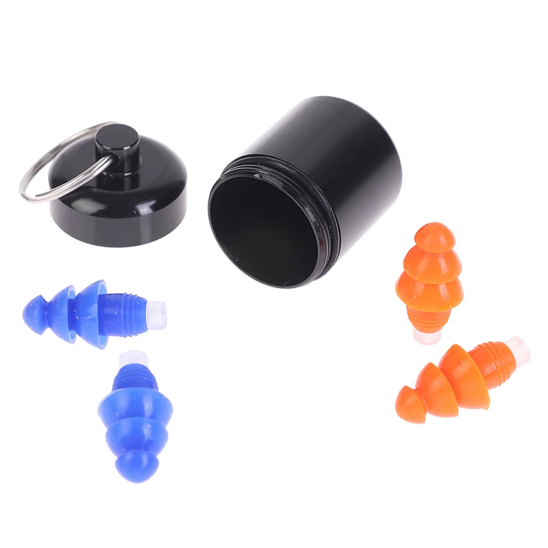 

1 Pair Soft Silicone Noise Cancelling Earplugs Anti-noise Earplug For Sleeping