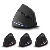 zelotes t20 usb wired vertical optical mouse rechargeable ergonomic 4 gears 3200 dpi 6 buttons gaming mice for pc computer