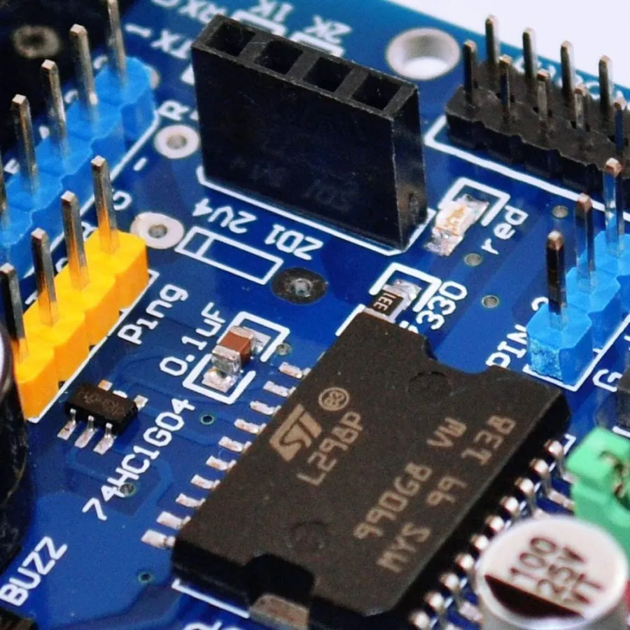 L298P контроллер скорости ШИМ двойной высокомощный H bridge драйвер Bluetooth интерфейс
