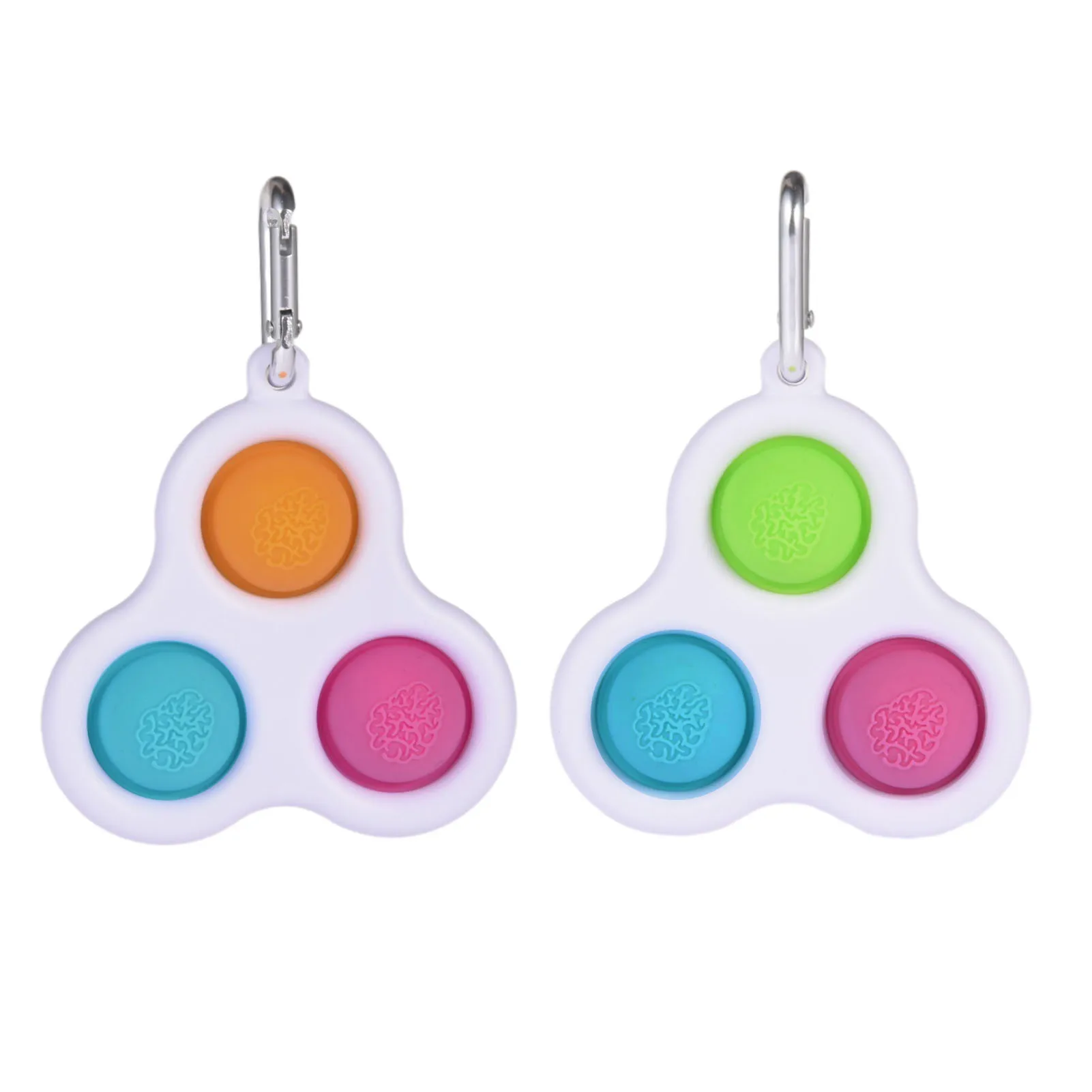 

Fidget Simple Dimple Toy Keychain Key Ring Pendant For Office Hand Toy Fidget Simple Dimple Toys For Children Adults Fidget Toys