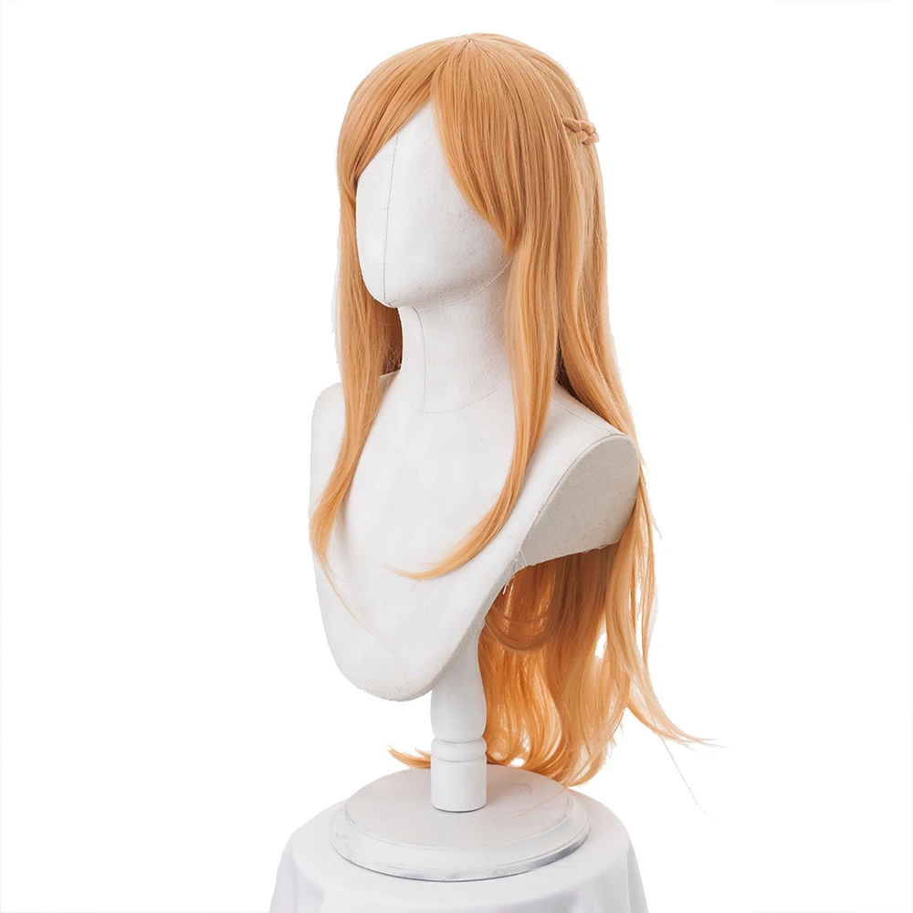 Женский длинный парик Yuuki Asuna косплей костюм из синтетических волос с