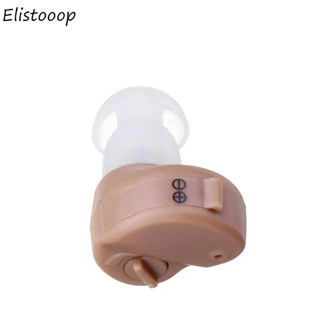 Невидимые слуховые аппараты мини регулируемый сигнал усилитель звука в ушах