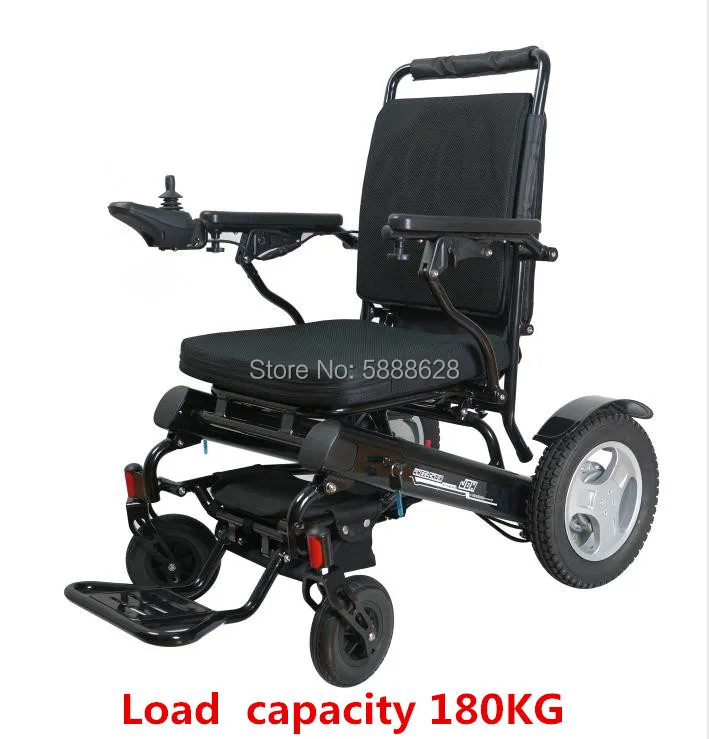 

180kg Strong capacity foldable electric wheelchair with distance range 25km