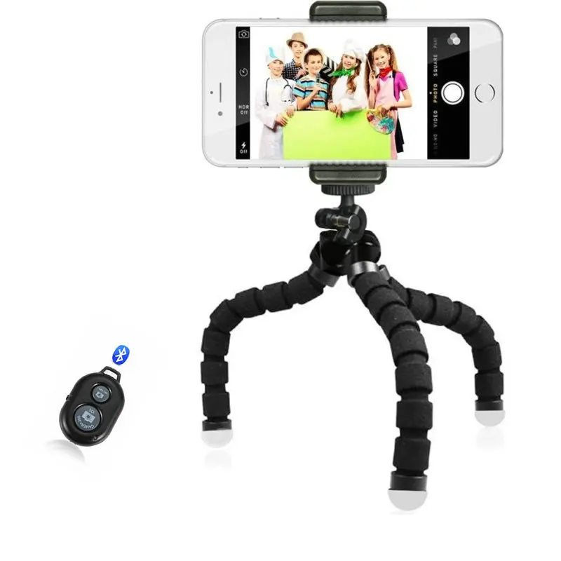 Flexible Mini Tripod Phone With E type Clip 1/4 screw hole Camera mini tripod For Smartphone & | Электроника