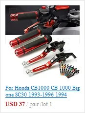 Мотоцикл с ЧПУ Рычаги тормозного сцепления для Honda CB600F Hornet CB 600F 600 F 2007-2013 2008 2009 2010 2011 2012 рычаги тормозного сцепления