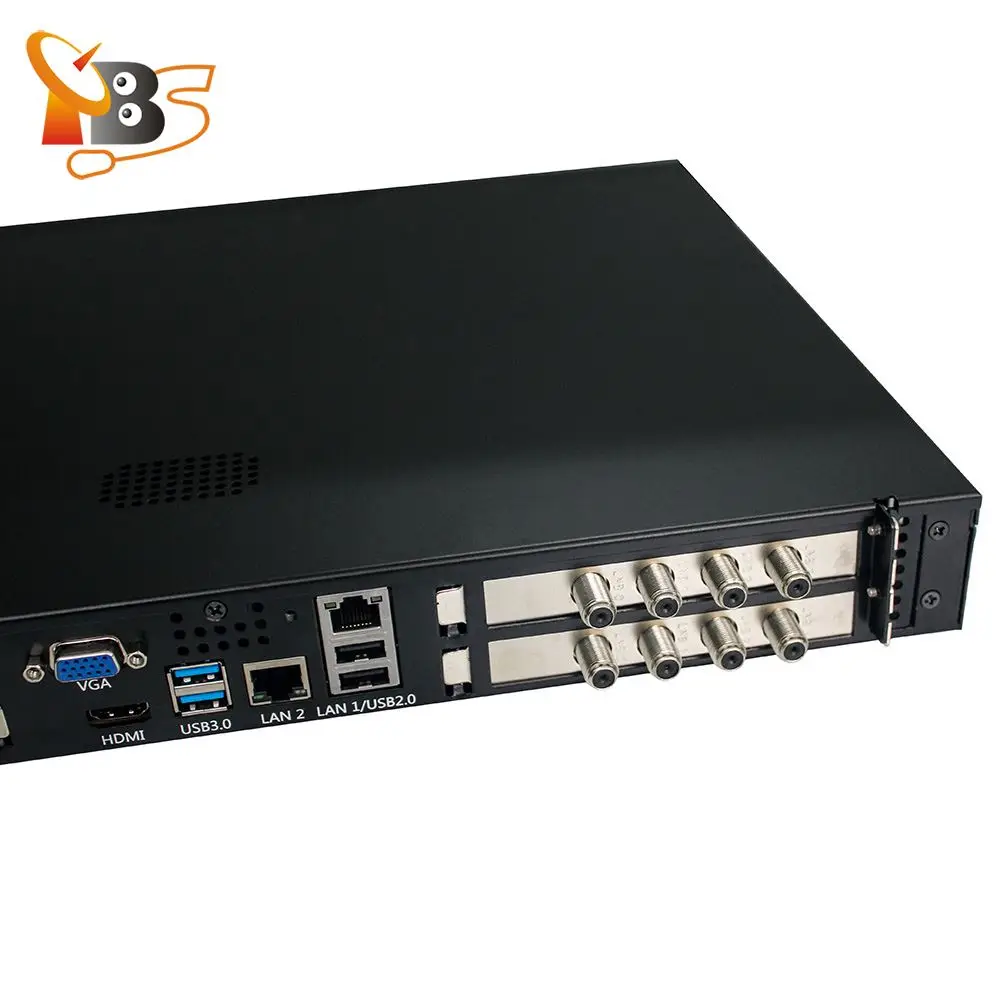 TBS2951 MOI Pro AMD потоковый сервер с 4x TBS6904se DVB S2/S2X четырехъядерный тюнер Поддержка IPTV