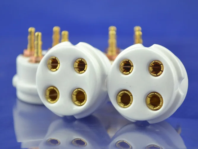 ceramic 4pins Tube socket fit for 300B/2A3 10pieces | Электроника