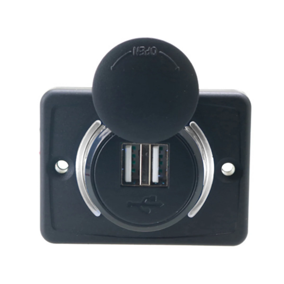 Зарядное устройство для автомобильного прикуривателя 12 24 В двойной USB мотоцикла 3