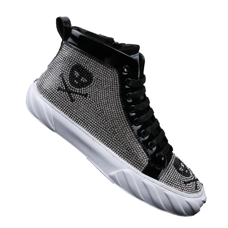 

Men Flat Casual Shoes Sport Luxury Punk Hip Hop Sneakers Chaussure fashion Mocasines High gang Scarpe Schoenen Calzado Hombre