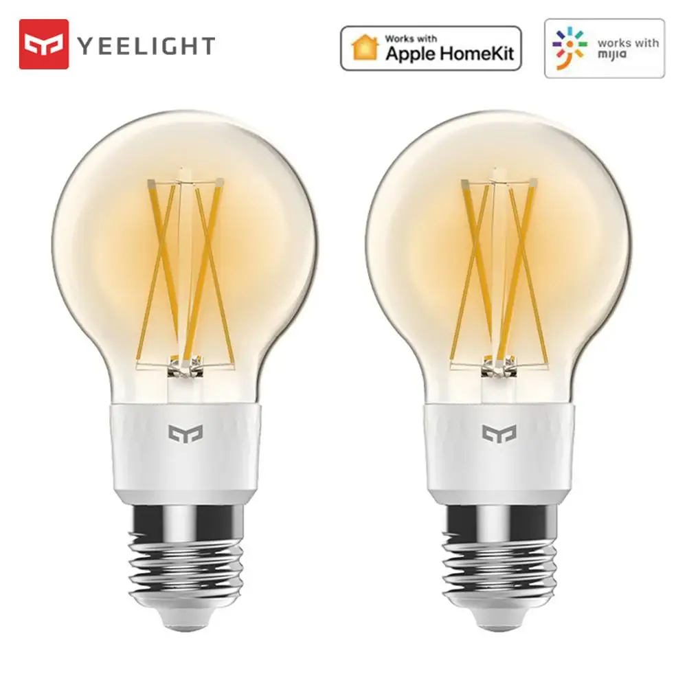 Умная Светодиодная лампа Yeelight E27 энергосберегающая Регулируемая Эдисона | Смарт-гаджеты -4000292581274
