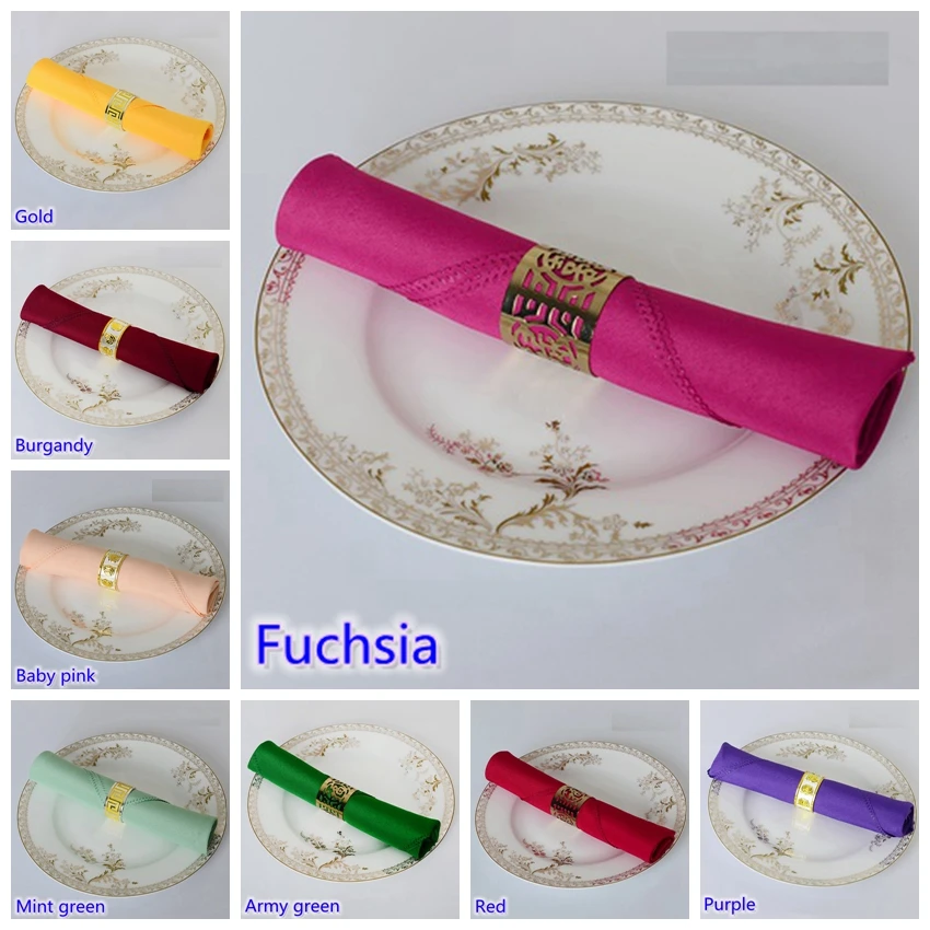 Салфетка Из простого полиэстера салфетка для свадебного отеля и детской одежды