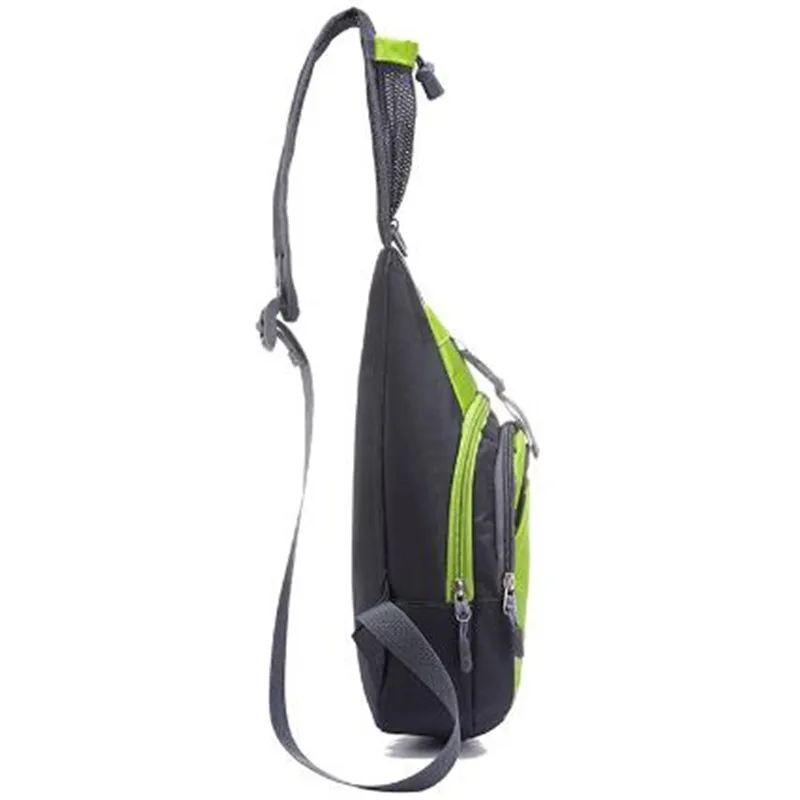 Men's Nylon Chest Bag Travel Hiking Solid Outdoor Sling Bag For Men