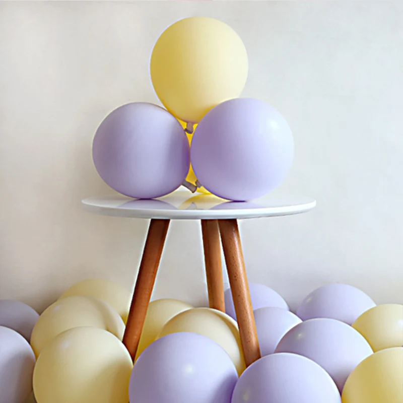 20pcs yellow purple Аксессуары для воздушных шаров, цепочка для свадьбы, дня рождения, украшения для девичника, вечерние принадлежности, сделай сам - Цвет: 20pcs yellow purple