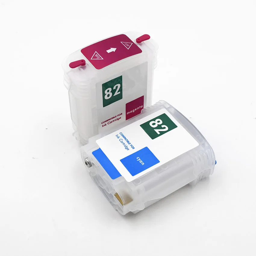 Пустой пополняемый картридж для принтера HP Designjet 510 82 69 мл л.с. CH565A C4911A C4912A|ink