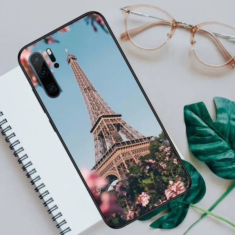 

Romantic Paris Eiffel Tower Phone Case For Huawei P40 P20 P30 lite Pro P Smart 2019 Mate 40 20 10 Lite Pro Nova 5t