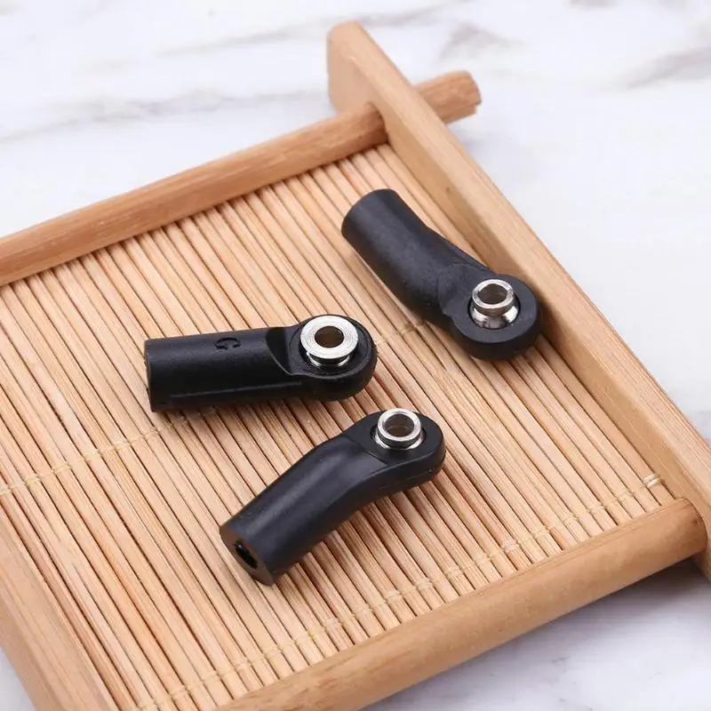 10 шт. M4 Пластик тяги автомобиля держатель шаровой шарнир разъем для осевой Scx RC б/у