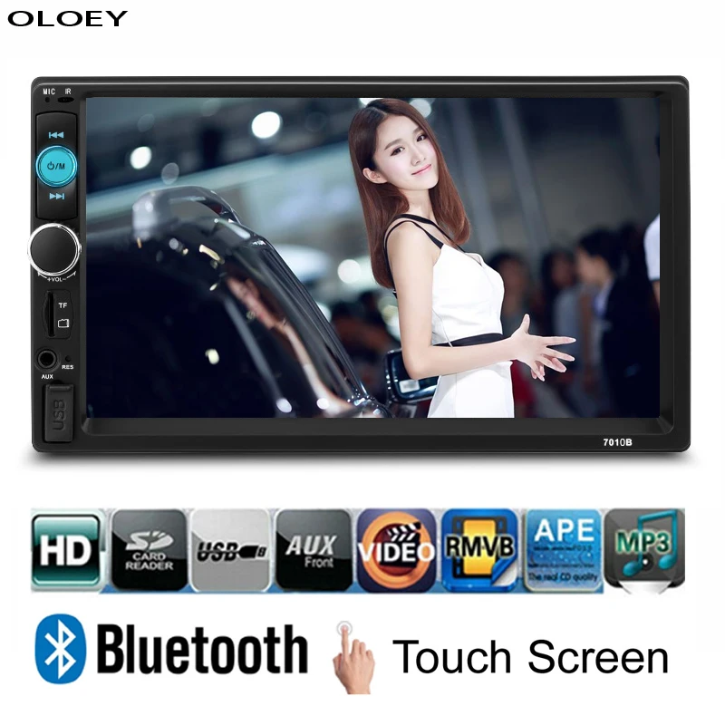 7 дюймовый сенсорный экран автомобильный мультимедийный плеер автомобильное