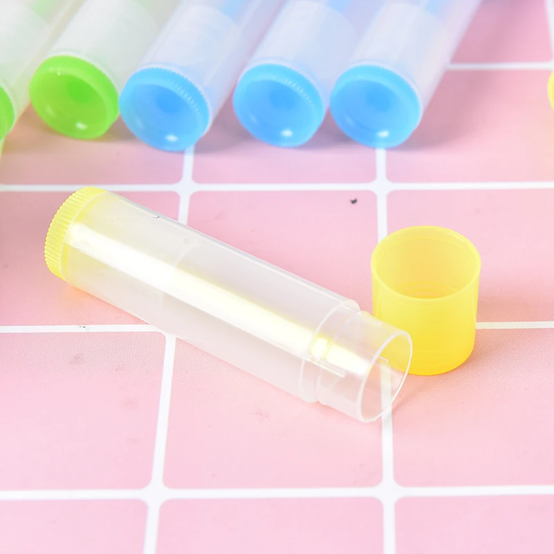 Многоразовые пластиковые бутылки для бальзама губ 10 шт. 5 мл пустая бутылка