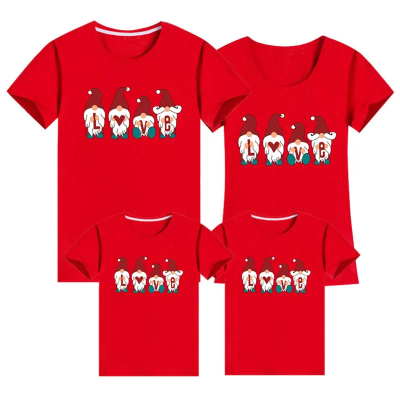 

Christmas Family Matching Outfits Mommy Daddy And Me Clothes T-shirt Mother And Daughter New Santa Claus Family Matching Clothes