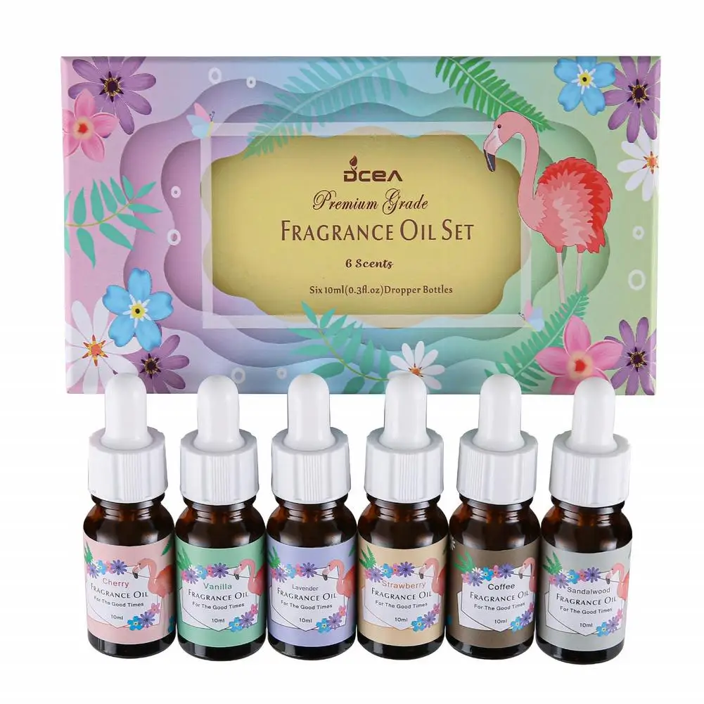 

Essential Oils 100 Pure Therapeutic Grade Oils Kit Top 6 Essential Oil Set For Diffuser Aromatherapy And Candle Making 6x10ml La