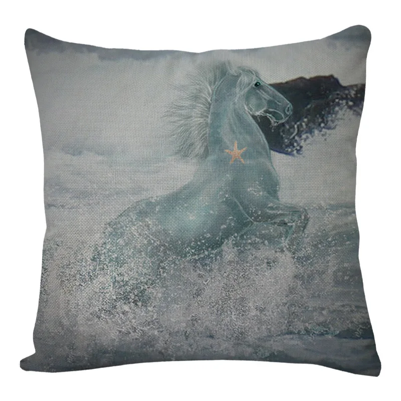 

New Fashion Pillow Animal Pattern Printed Cushion Cover Simple Automobile Business Office Pillow Cover