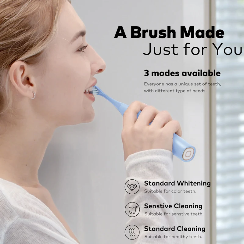 

Oclean F1 Sonic Electric Toothbrush Ipx7 Waterproof 3 Modes For Adult Smart Tooth Brush Charging Ultrasonic Automatic Fast