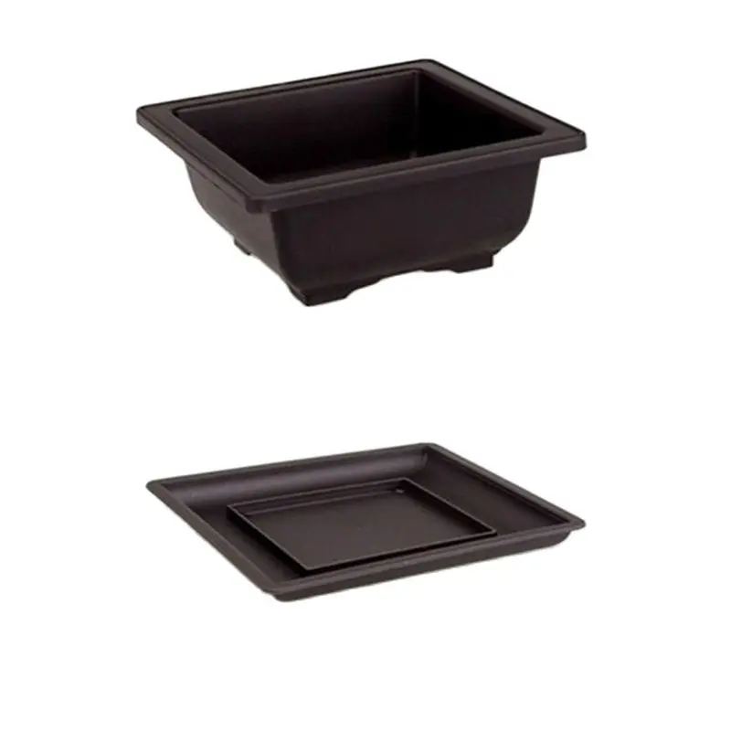 Пластиковые цветочные горшки из искусственного фиолетового песка прямоугольные