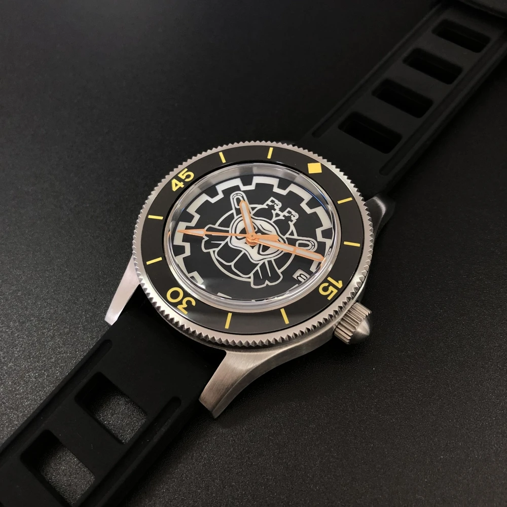 STEELDIVE 1952 Fifty Fathoms дайвинг часы 300 м NH35 мужские Sutomatic механические синтетические