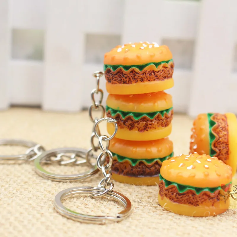 3 шт./лот новые брелоки для гамбургеров подвески подарки/сумки аксессуары
